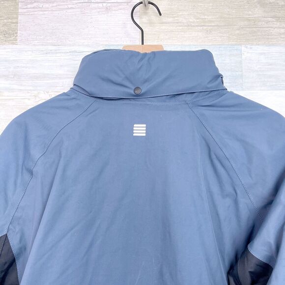 Lands End Squall Waterproof Insulated Hooded Jacket Gray L - Picture 6 of 8